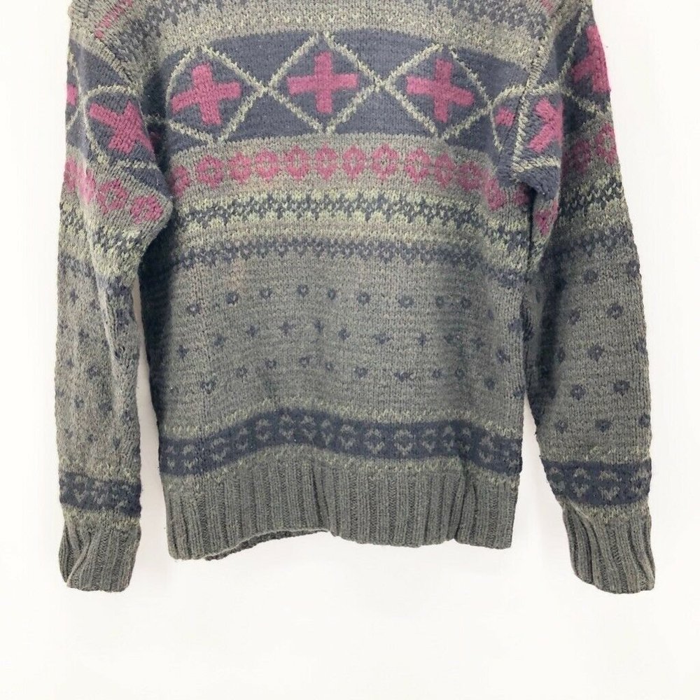 Polo Ralph Lauren Mens Pullover Sweater Gray Sz L - Picture 3 of 7